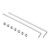 Комплект винтов с плоской головкой SL-ARC-SILVER (Arlight, Металл) 027857 Комплект винтов с плоской головкой SL-ARC-SILVER (Arlight, Металл) 027857