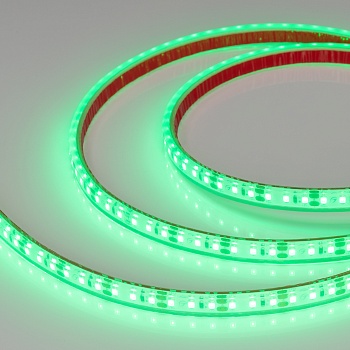 Светодиодная лента герметичная RTW-PFS-A120-11mm 24V Green (9.6 W/m, IP68, 2835, 5m) (Arlight, 9.6 Вт/м, IP68)
