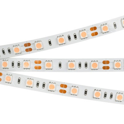 Лента RT 2-5000 12V Pink 2X (5060, 300 LED, LUX) (Arlight, 14.4 Вт/м, IP20)