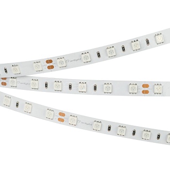 Светодиодная лента RT 2-5000 24V Green 2x (5060, 300 LED, LUX, Arlight, 14.4 Вт/м, IP20)