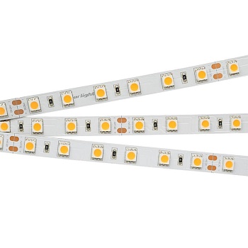 Светодиодная лента RT 2-5000 24V White6000 2x (5060, 300 LED, LUX) (Arlight, 14.4 Вт/м, IP20)