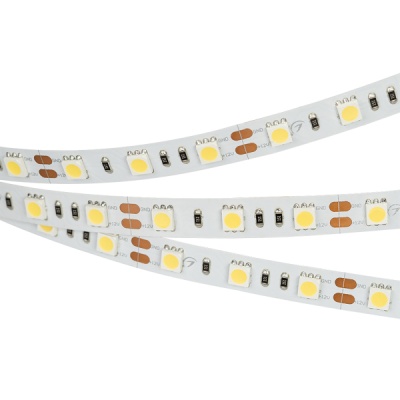 Лента RT 2-5000 12V Cool 8K 2x (5060, 300 LED, LUX) (Arlight, 14.4 Вт/м, IP20)