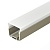 Профиль с экраном LINE-D-3734-2000 TETRA OLIVE GREY+OPAL (Arlight, Алюминий)