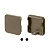 Заглушка LINE-D-3030 SQUARE OLIVE GREY (Arlight, Металл)