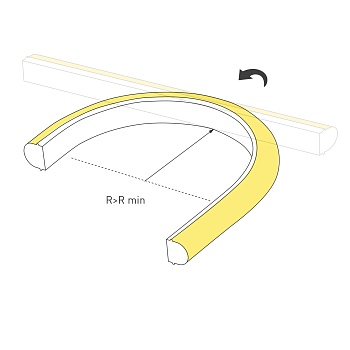 Светодиодная лента герметичная DMX MOONLIGHT-TOP-B84-16x15mm 24V RGB-PX7 360deg (18 W/m, IP67, 5m, wire x2) (Arlight, Вывод прямой, 3 года)