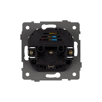 Механизм розетки с USB зарядкой SCT-MUAA-PL-GD-V (250V, 16A) (Arlight, -)