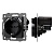 Механизм розетки с USB зарядкой SCT-MUAA-PL-BK-V (250V, 16A) (Arlight, -)