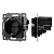 Механизм розетки с USB зарядкой SCT-MUAC-PL-BK-V (250V, 16A) (Arlight, -)