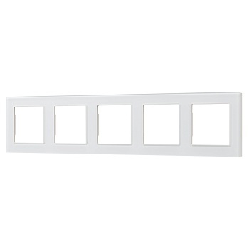 Рамка стеклянная FRM-GLARE-GS-5-WH (Arlight, -)