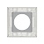 Рамка стеклянная FRM-GLARE-GC-1-WH (Arlight, -)