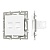 Механизм компьютерной розетки двойной SCT-MPC2-PL-WH (RJ-45, CAT6) (Arlight, -)