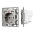 Механизм розетки с USB зарядкой SCT-MUAA-PL-GR (250V, 16A) (Arlight, -)