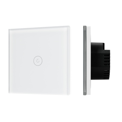 Выключатель сенсорный SWT-OMALI-S01-ZB-WH (250V, 10A, Zigbee) (Arlight, Стекло)