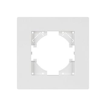 Рамка пластиковая FRM-PERIO-PL-1-WH (Arlight, -)