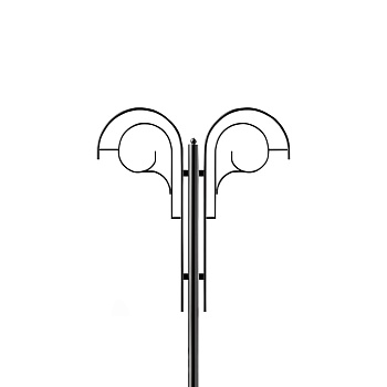 Кронштейн OXOR-SB2-2 BLACK (Arlight, Сталь)