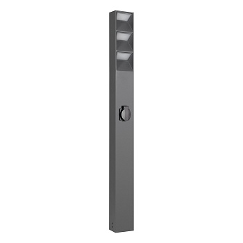 Светильник LGD-TILLIS-BOLL-SOCKET-H900-12W Warm3000 (GR, 92 deg, 230V) (Arlight, IP54 Металл, 3 года)