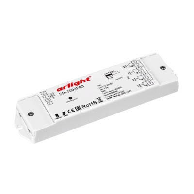 Контроллер тока SR-1009FA3 (12-36V, 4x350mA) (Arlight, IP20 Пластик, 3 года)
