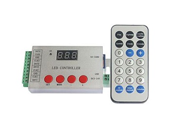 Контроллер HX-802SE (6144 pix,5-24V,SD-карта,ПДУ) (Arlight, -)