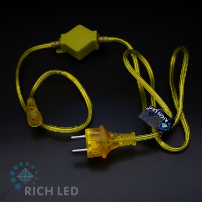 Блок питания универсальный для статичных и флэш изделий Rich LED. 2АF. Для соединения до 10 шт., провод  желтый, 220 В.