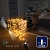 Светодиодная гирлянда Rich LED 10 м, 100 LED, 24В, соединяемая, влагозащитный колпачок, желтая, белый провод,