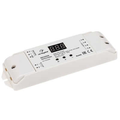 Декодер DMX24500A (12/24V, 216/432W) (Arlight, -)