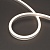 Светодиодная лента герметичная MOONLIGHT-SIDE-A140-12x17mm 24V Day4000 (9.6 W/m, IP67, 0,5m, wire x1) (Arlight, Образец)