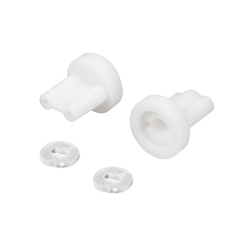 Заглушка ARL-WAVE-18x15-S-CAP-SET-WH (Arlight, Пластик)