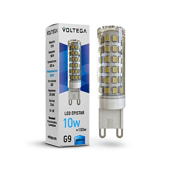 Светодиодная лампа Voltega G9 10W 4000K 7039