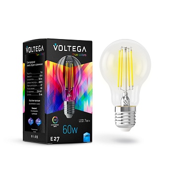 Филаментная лампа Voltega General E27 7W 4000K High CRI 7155