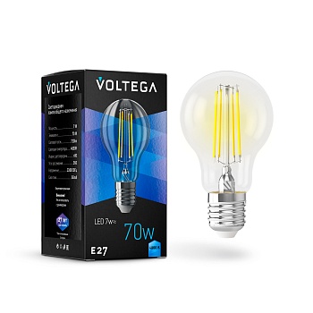 Филаментная лампа Voltega General E27 7W 4000K 7141