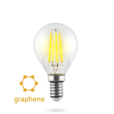 Филаментная лампа Voltega Globe E14 9W 2800K Graphene 7136