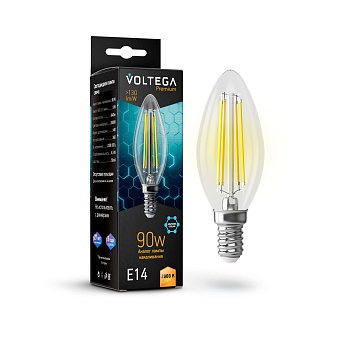 Филаментная лампа Voltega E14 9W 2800K Graphene 7134