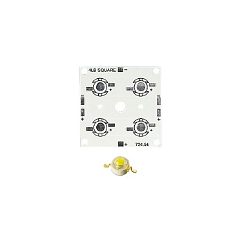 Плата 50x50-4E Emitter (4x LED, 724-54)