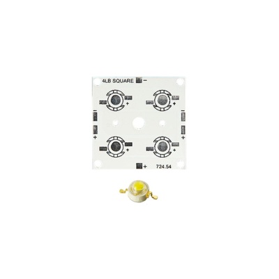 Плата 50x50-4E Emitter (4x LED, 724-54) ARLIGHT Арт. 012513
