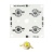 Плата 50x50-4E Emitter (4x LED, 724-54) ARLIGHT Арт. 012513 Плата 50x50-4E Emitter (4x LED, 724-54) ARLIGHT Арт. 012513
