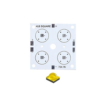 Плата 52x52-4XP CREE (4x LED, 724-76)
