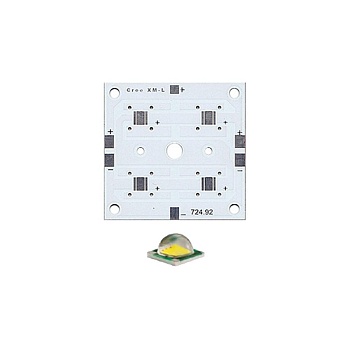 Плата 52x52-4XML CREE (4S, 724-92)