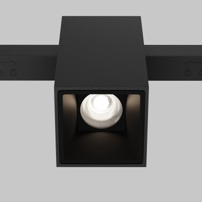 Трековый магнитный светодиодный светильник Maytoni Exility Alfa TR121-2-7W4K-B