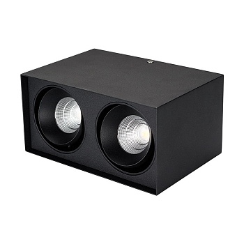 Светильник SP-CUBUS-S100x200BK-2x11W Warm White 40deg (Arlight, IP20 Металл, 3 года)