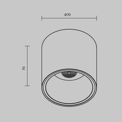 Потолочный светильник светодиодный Maytoni Alfa Led C064CL-L12W3K