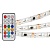 Лента SPI-5000SE-IR21B 12V RGB (5060,300 LED x3,1804, ПДУ)