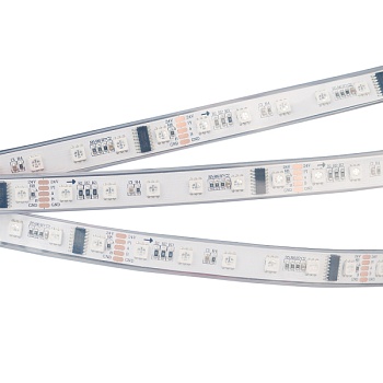 Лента DMX-5000P 24V RGB (5060, 300 LEDx6) (Arlight, Закрытый, IP66)