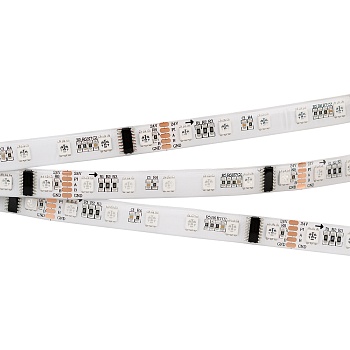 Светодиодная лента DMX-5000SE 24V RGB (5060, 300 LEDx6, Arlight, Закрытый, IP65)