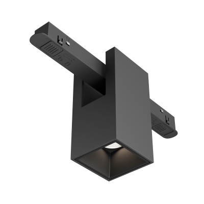 Трековый магнитный светодиодный светильник Maytoni Exility Alfa TR121-2-7W4K-B