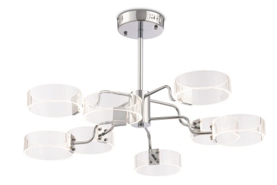 Люстра на штанге светодиодная Freya Eva FR6039CL-L64CH