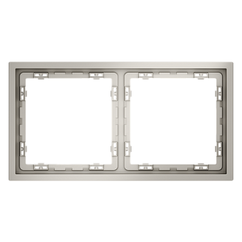 Рамка пластиковая VOLTUM S70 на 2 поста, (кашемир) VLS100203