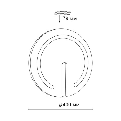 Накладной светильник Sonex Button 3041/DL