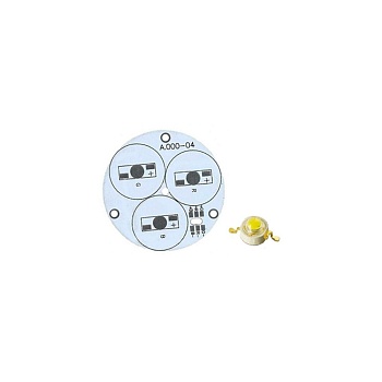 Плата D55-3E RGB Emitter (3x LED, A.000-04)