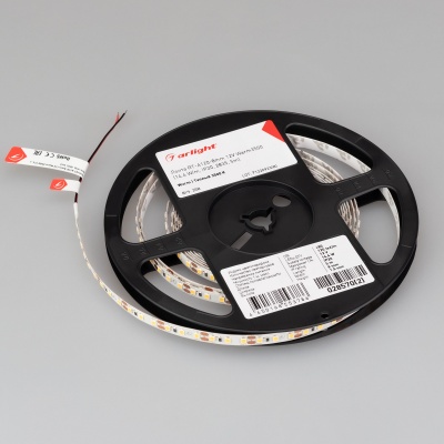 Лента RT-A120-8mm 12V Warm3500 (14.4 W/m, IP20, 2835, 5m) (Arlight, Открытый) ARLIGHT Арт. 028570(2)
