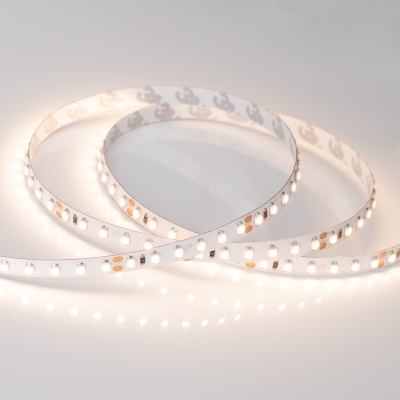 Светодиодная лента RT 2-5000 24V Warm2700 2x (3528, 600 LED, CRI98) (Arlight, 9.6 Вт/м, IP20)
